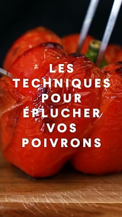 Techniques pour eplucher vos poivrons
