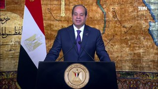 الرئيس السيسي: سيناء بقعة غالية من أرض مصر كانت دائما موضعا للاستهداف والعدوان