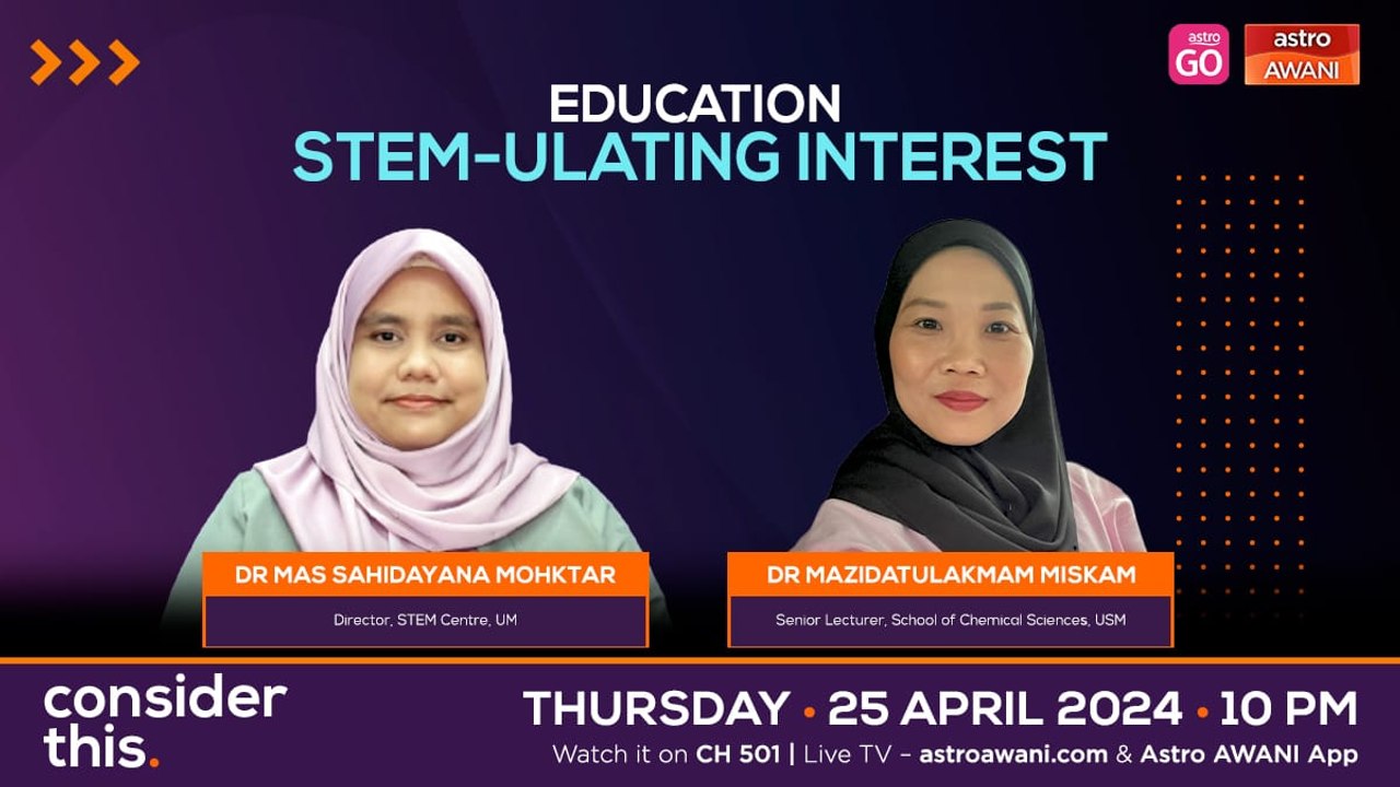 Consider This: STEM Education (Part 1) - Why The Declining Interest in Pure Sciences?