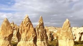 Los Valles Volcánicos en Capadocia, Turquía