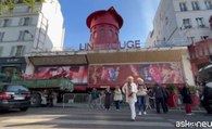 A Parigi crollano la pale del celebre Moulin Rouge