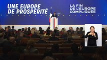 Emmanuel Macron : « Il nous faut aussi mettre fin à l’Europe compliquée »