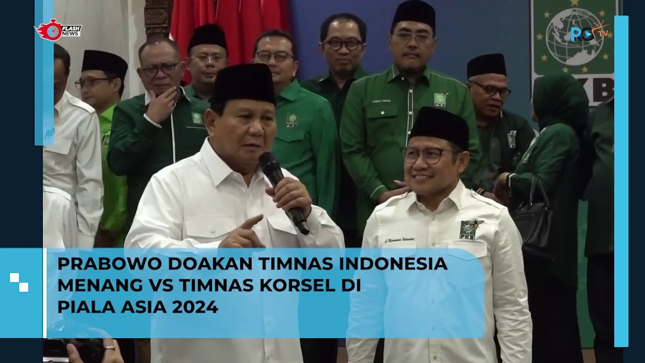 Prabowo Doakan Timnas Indonesia Menang vs Timnas Korsel di Piala Asia 2024