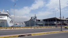 piraeus 25/4/2024 Spanish amphibious assault ship Juan Carlos I L61 SPS