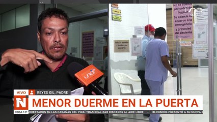 PADRE DENUNCIA QUE NEGARON ATENCION MEDICA A SU HIJO
