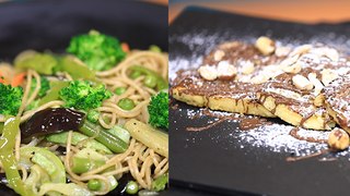 Spaghetti 5 céréales aux légumes, Pain perdu - Koujinetna haka 3 Ep 63