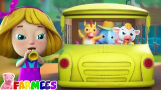Wheels on the Bus, Fun Adventure Ride and Nursery Rhyme for kids