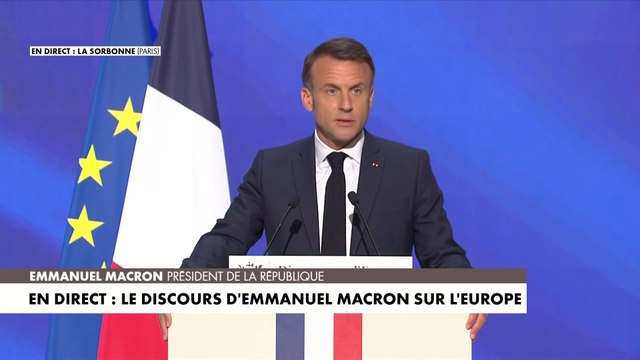 Ce qu'il faut retenir du discours d’Emmanuel Macron sur l’Europe