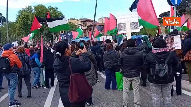 Fuori Israele dal 25 aprile il coro dei sostenitori della Palestina al corteo di Roma