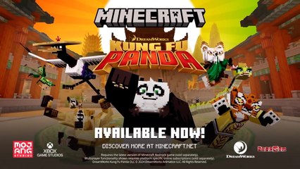 Minecraft Official Kung Fu Panda DLC Launch Trailer