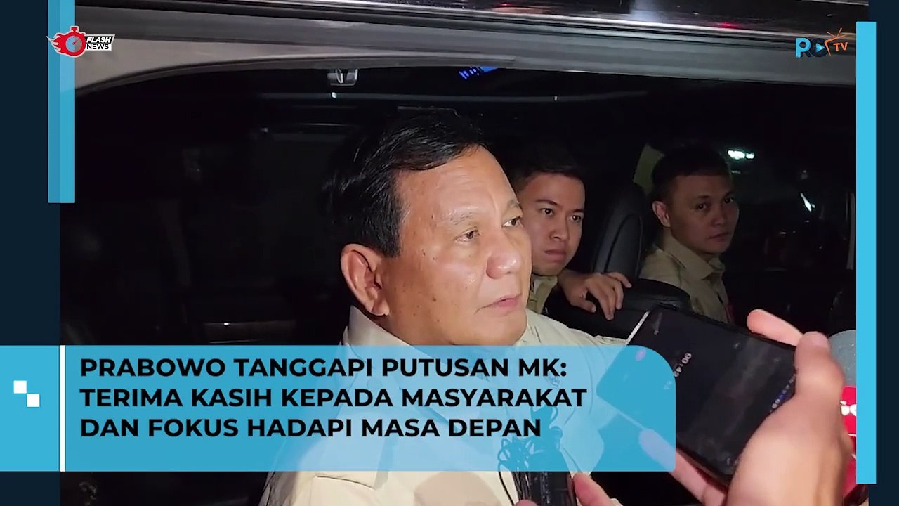 Tanggapan Prabowo Mengenai Keputusan MK 2