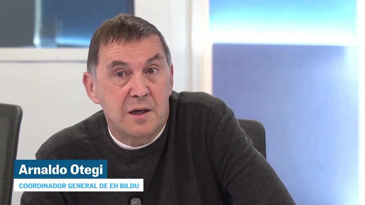 Arnaldo Otegi: "Nosotros no le vamos a dar paso a la derecha"