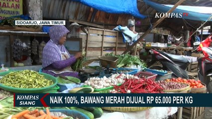 Usai Lebaran Disambut Curah Hujan Tinggi, Harga Bawang Merah Naik 100 Persen!