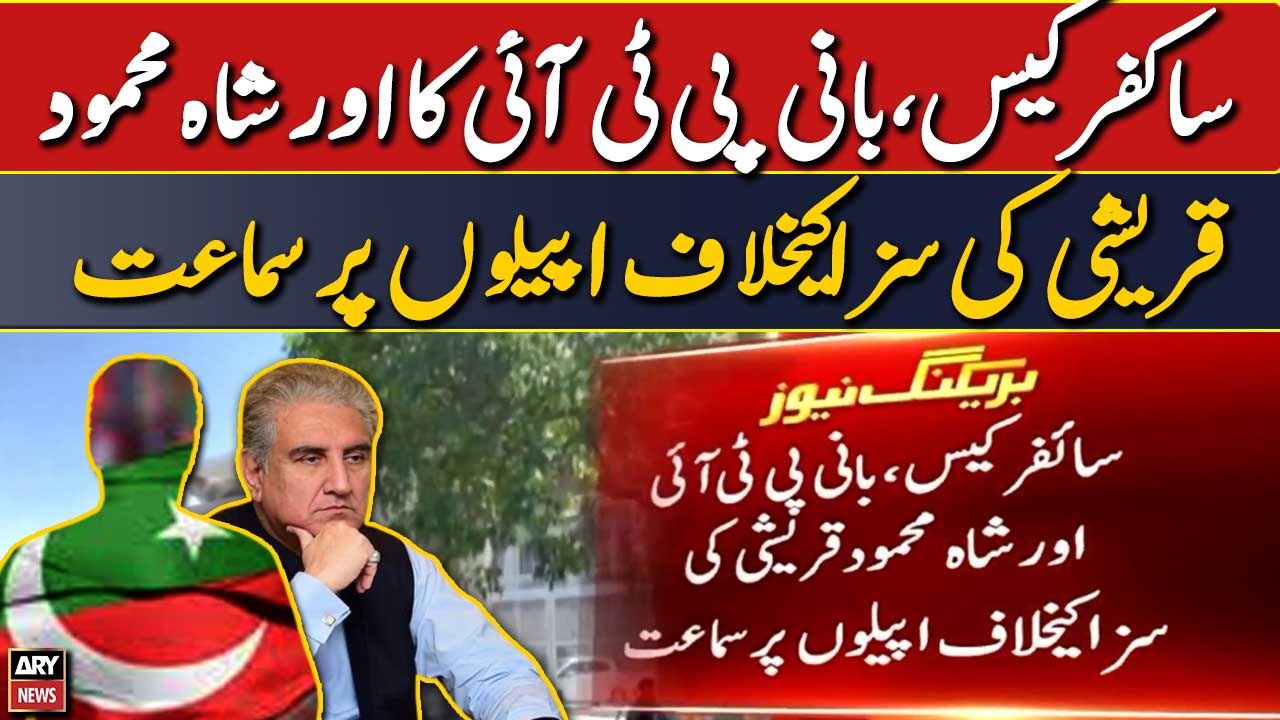 Cipher Case: Hearing on pleas against Bani PTI and Shah Mahmood's sentences