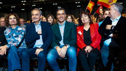 Zapatero llama a la "movilización" del PSOE ante la insidia contra Pedro Sánchez