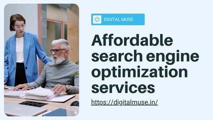 Affordable search engine optimization services