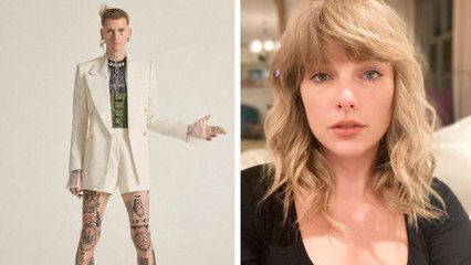 What Machine Gun Kelly Reacts To Question Of 3 Mean Things About Swifty?