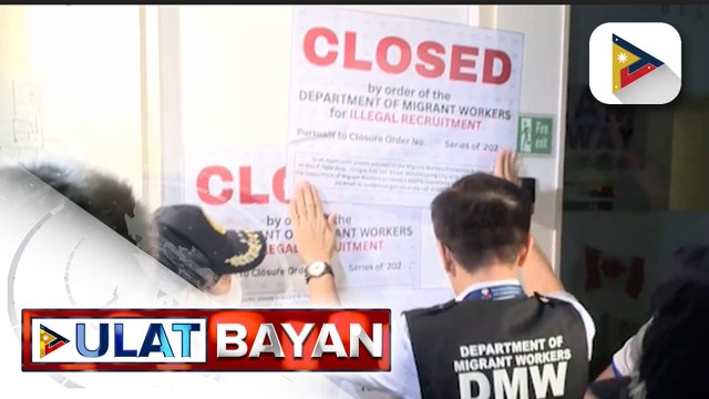 Illegal recruitment agency sa Mandaluyong City, pinasok at ipinasara ng DMW