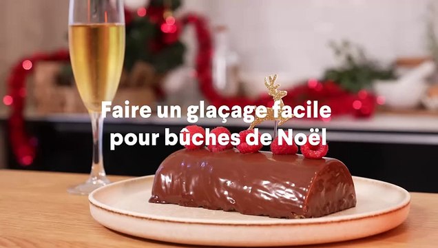 Comment faire un glacage facile pour bûches de noël?