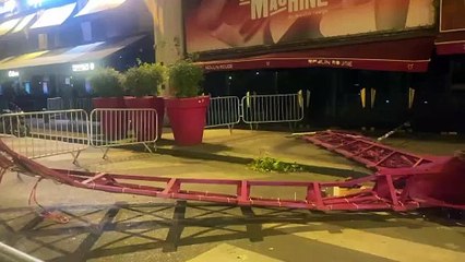 Pigalle : Les Ailes du Moulin Rouge s'effondrent en pleine nuit!