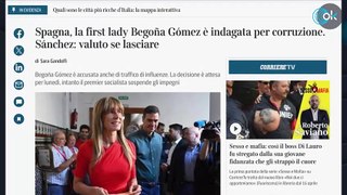 La prensa mundial destaca que la mujer de Sánchez está «investigada por corrupción»