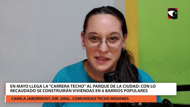 En mayo llega la “carrera techo” al parque de la ciudad con lo recaudado se construirán viviendas en 6 barrios populares