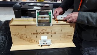 NCMME mine car tippler model