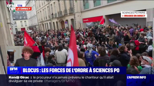 Blocage à Sciences Po: L'heure est à la mobilisation selon Gwenn Thomas-Alves, porte-parole de l'Union syndicale Lycéenne