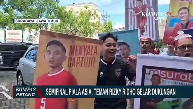 Teman Kapten Timnas U23, Rizky Ridho Rizky Ridho Gelar Dukungan Jelang Semifinal Piala Asia