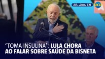 Lula chora ao falar sobre saúde da bisneta durante inauguração de uma fábrica de insulina, em Minas