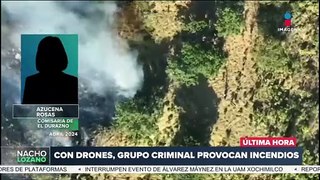 Con drones, criminales provocan incendios en Guerrero.