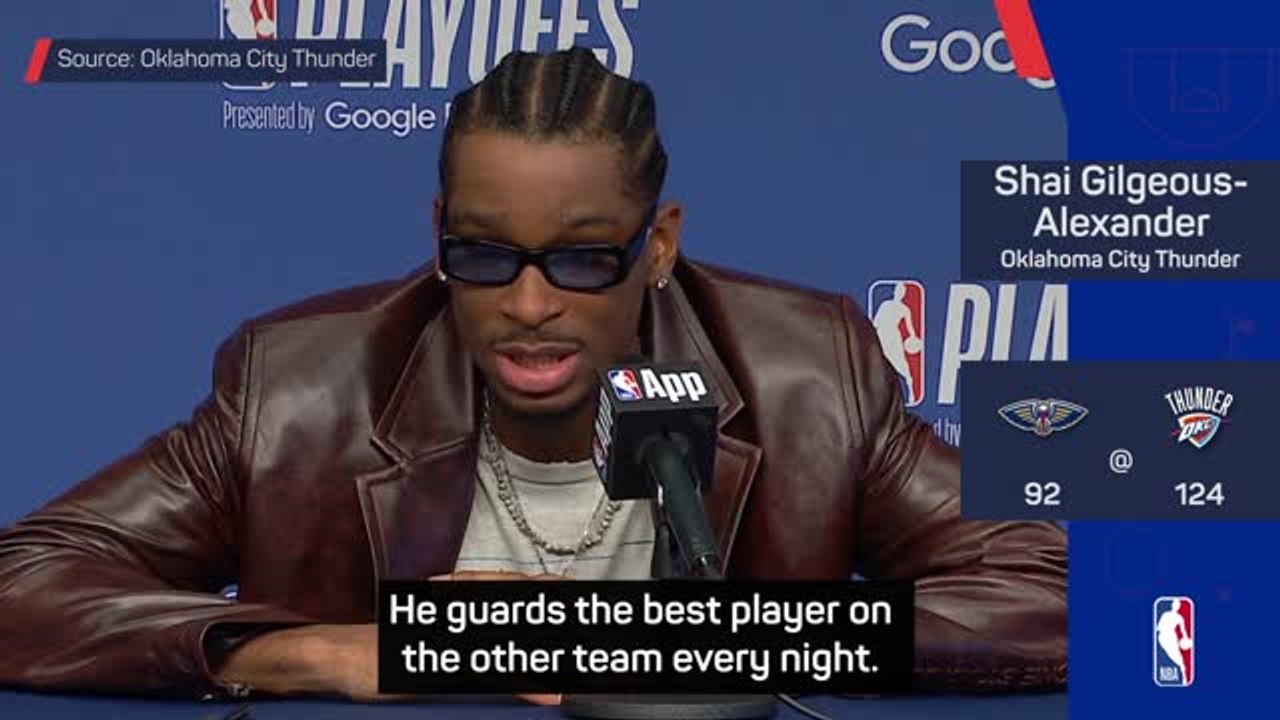 'The best defense I've ever seen' - SGA appreciation for Thunder's Dort