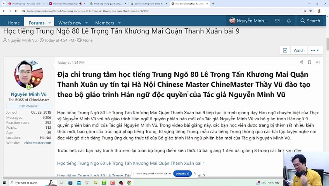 Học tiếng Trung Ngõ 80 Lê Trọng Tấn Phường Khương Mai Quận Thanh Xuân Hà Nội Chinese Thầy Vũ lớp giáo trình Hán ngữ thực dụng Taobao 1688 Tmall