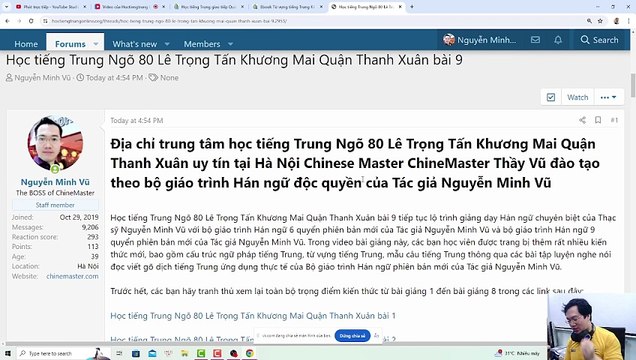 Học tiếng Trung Ngõ 80 Lê Trọng Tấn Phường Khương Mai Quận Thanh Xuân Hà Nội Chinese Thầy Vũ lớp giáo trình Hán ngữ thực dụng Taobao 1688 Tmall