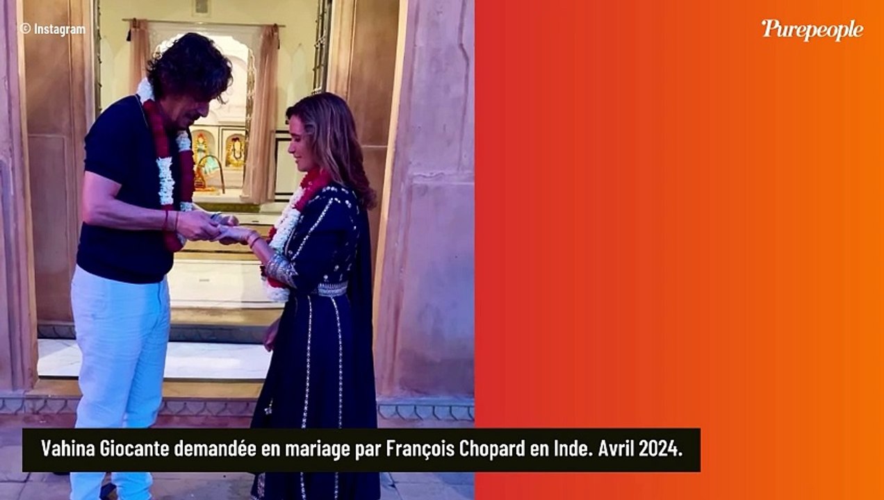 Vahina Giocante annonce ses fiançailles en photos : la demande très romantique de son futur mari au CV impressionnant