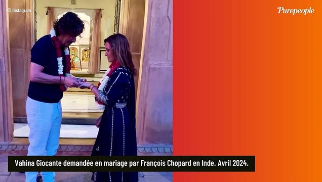 Vahina Giocante annonce ses fiançailles en photos : la demande très romantique de son futur mari au CV impressionnant