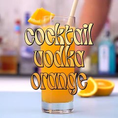 Refreshing Vodka Orange Cocktail 🍊