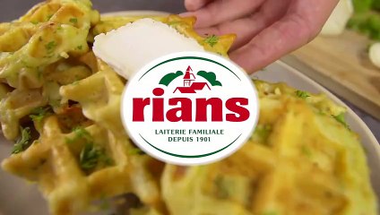 Gaufres au Crottin de Chèvre et pommes de terre