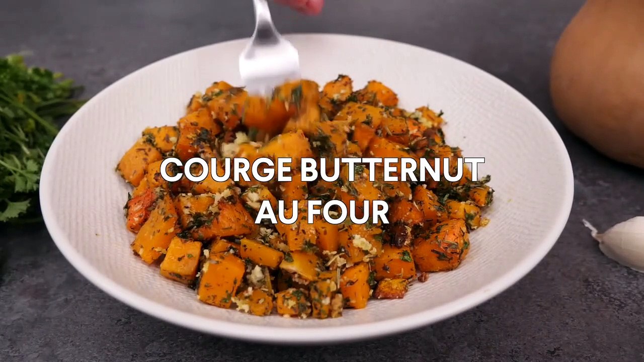Courge butternut au four
