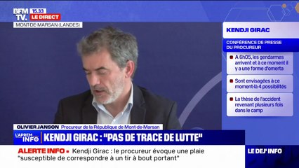 Kendji Girac blessé par balle: selon le procureur, "un tir accidentel est jugé impossible"