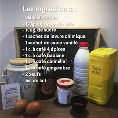 Pain d'e´pices facile