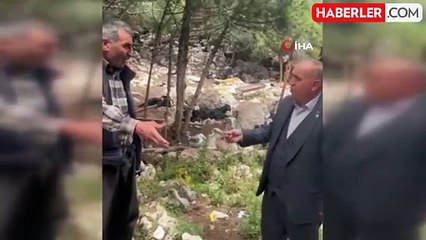 Isparta'da kurtlar çobana dehşeti yaşattı bir keçiyi telef etti