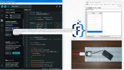 How to Create Modbus TCP/IP Client using XIAO ESP32C3 to Read Coil Status of Modbus TCP/IP Device