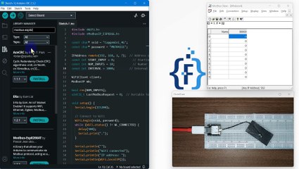 How to Create Modbus TCP/IP Client using XIAO ESP32C3 to Read Input Coil Status of Modbus TCP/IP Device