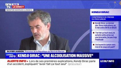 Kendji Girac: le procureur affirme "qu'il n'y a pas de trace de violence physique", sur le chanteur et sa compagne, avant le coup de feu