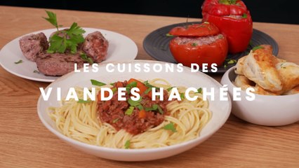 Les cuissons des viandes hachées