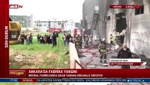 Ankara'daki fabrika yangınında son durum ne?