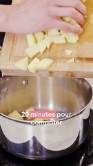 Verrines pomme yaourt caramel