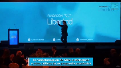 La caricaturización de Milei a Melconián y otros críticos de su propuesta económica