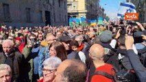 Tensione tra la comunit? ebraica e i pro Palestina al corteo del 25 aprile a Milano